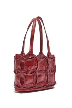 Clearance Maliparmi BOLSO MEDIANO DE HOMBRO EXOTIC SUMMER LUCKY Carmesí