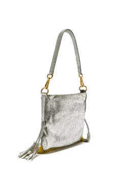 Fashion Maliparmi BOLSO PEQUEÑO AL HOMBRO LEATHER & BEADS Amarillo