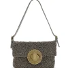 Hot Maliparmi BOLSO PEQUEÑO AL HOMBRO LUCKY BEADS EMBROIDERY Plateado