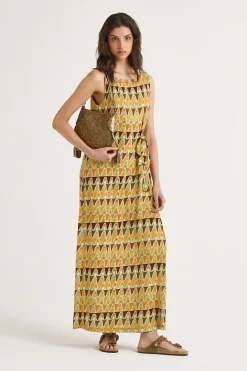 Discount Maliparmi BOLSO PEQUEÑO AL HOMBRO LUCKY BEADS EMBROIDERY Oro