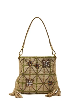 Online Maliparmi BOLSO PEQUEÑO AL HOMBRO MAGNOLIA & STONES Dorado