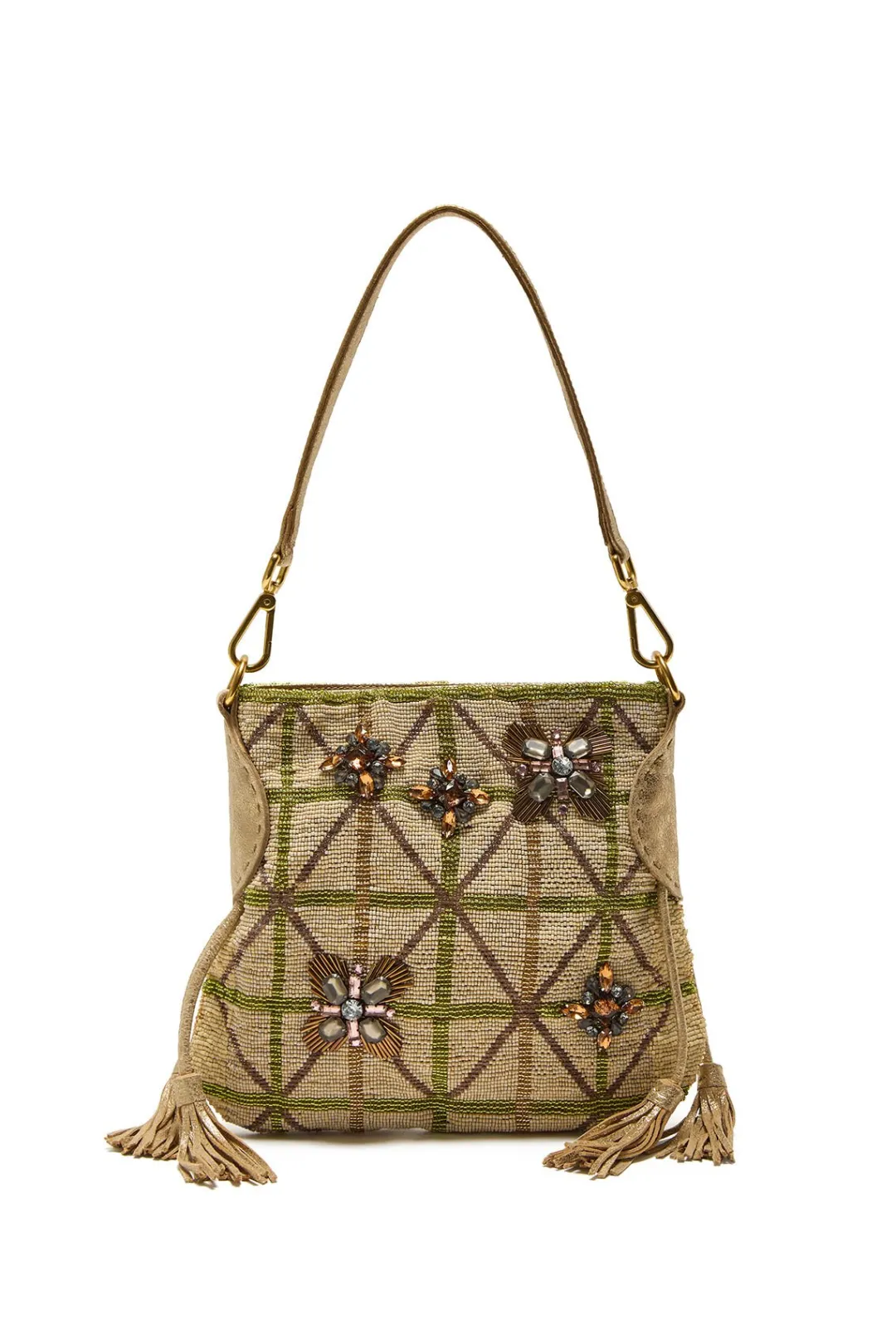 Online Maliparmi BOLSO PEQUEÑO AL HOMBRO MAGNOLIA & STONES Dorado