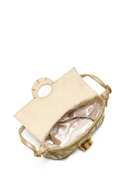 Sale Maliparmi BOLSO PEQUEÑO AL HOMBRO MAGNOLIA & STONES Dorado