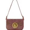 Sale Maliparmi BOLSO PEQUEÑO AL HOMBRO SUNRISE EMBROIDERY Rojo Cedro