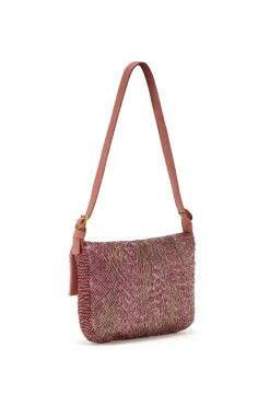 Sale Maliparmi BOLSO PEQUEÑO AL HOMBRO SUNRISE EMBROIDERY Rojo Cedro