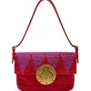 Discount Maliparmi BOLSO PEQUEÑO CROCHET BICOLOR Rojo