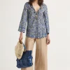 Outlet Maliparmi CAFTÁN FLOWER BATIK Azul