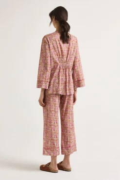Sale Maliparmi CAFTÁN FLOWER BATIK Rosa