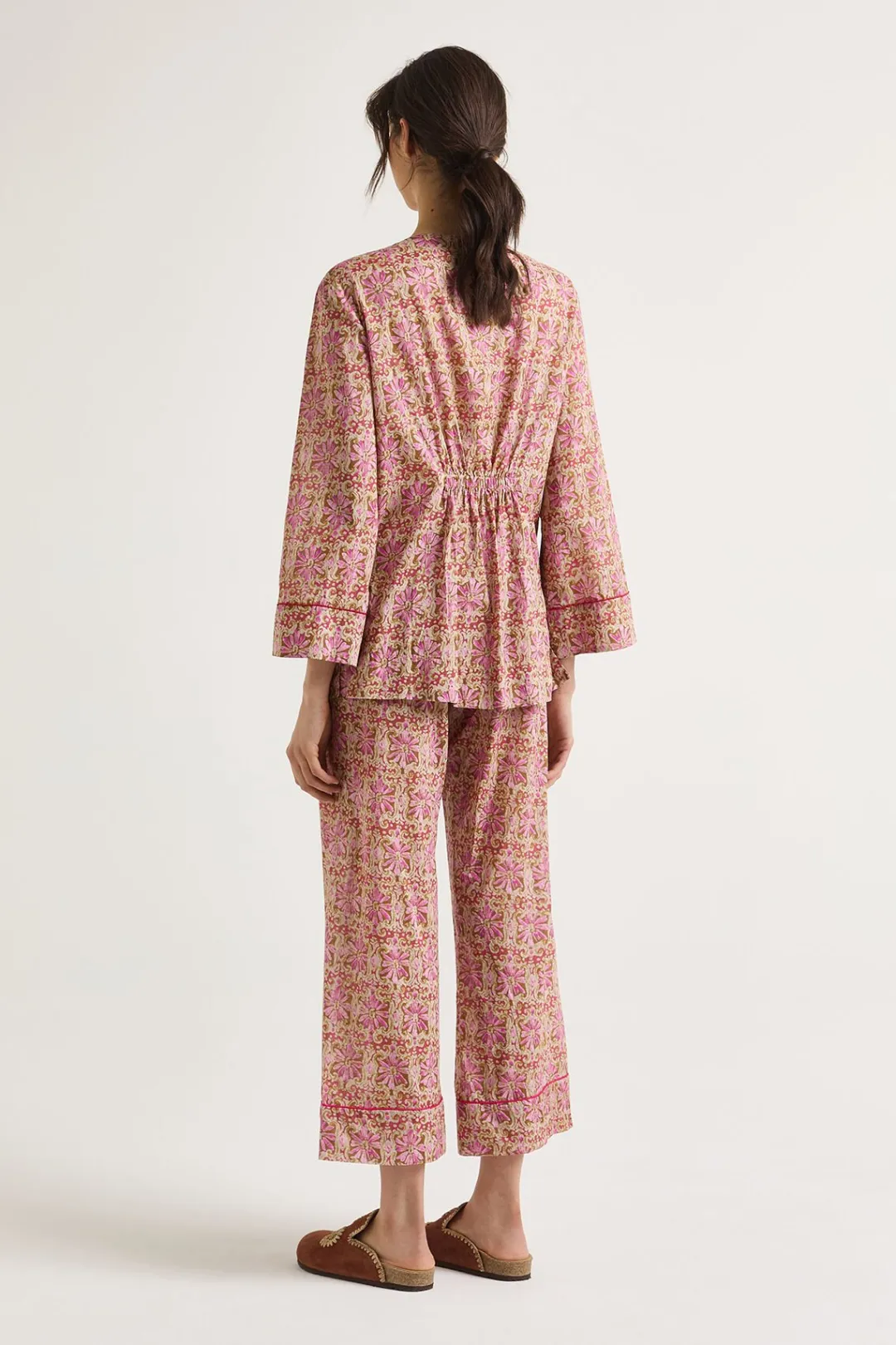 Sale Maliparmi CAFTÁN FLOWER BATIK Rosa