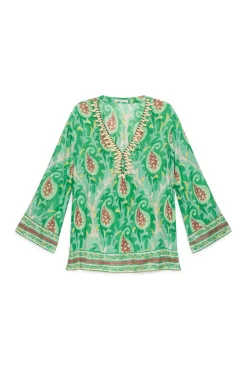 Best Maliparmi CAFTÁN MIRTLE PAISLEY Verde