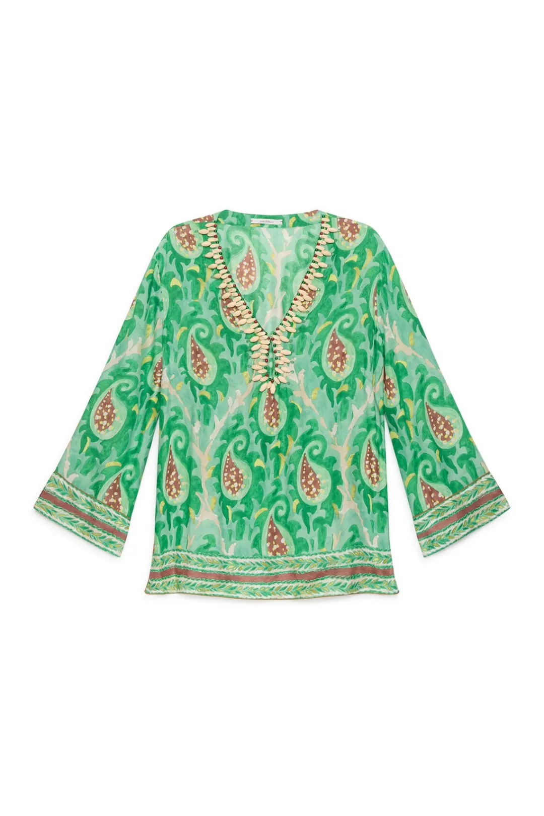 Best Maliparmi CAFTÁN MIRTLE PAISLEY Verde