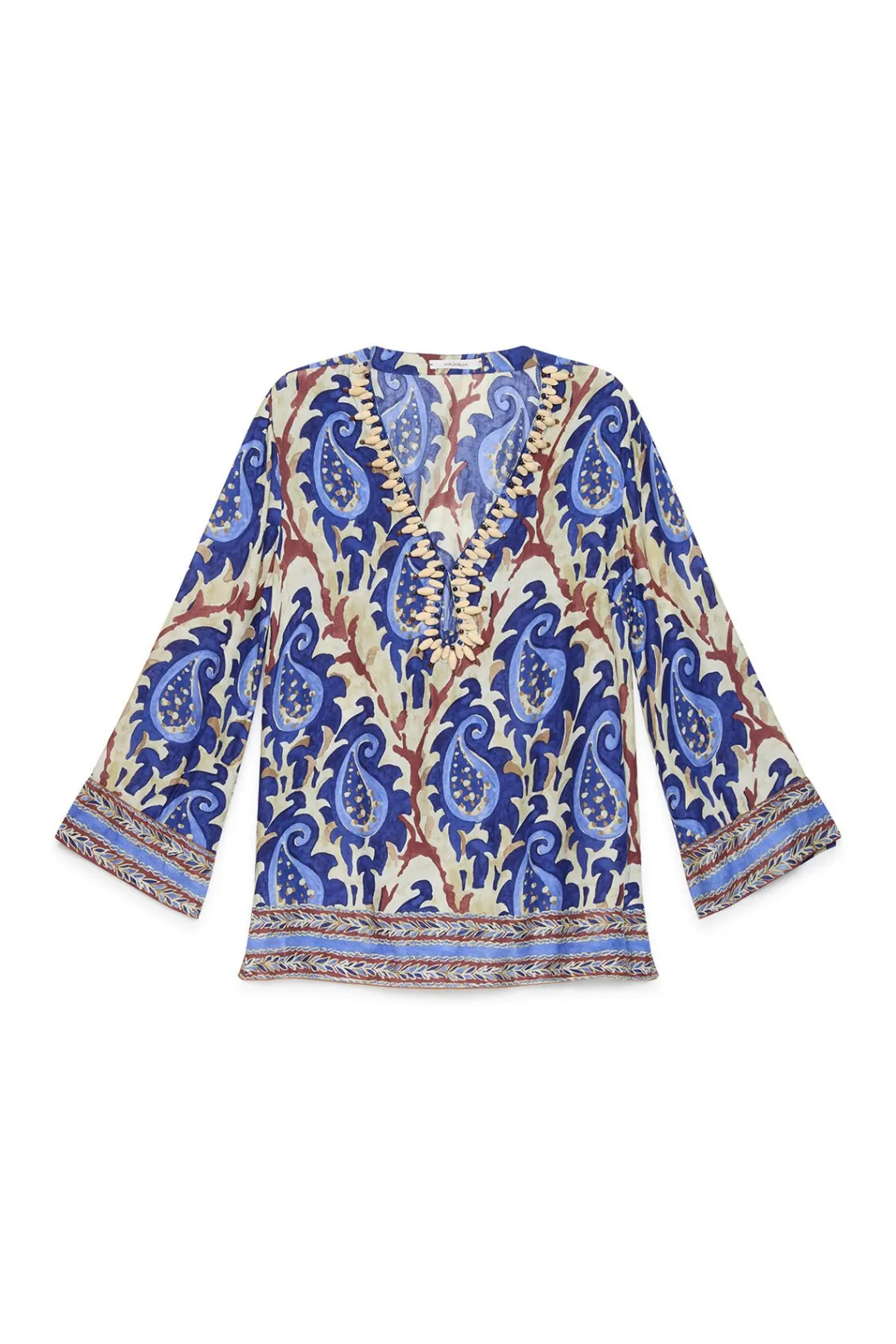 New Maliparmi CAFTÁN MIRTLE PAISLEY Azul