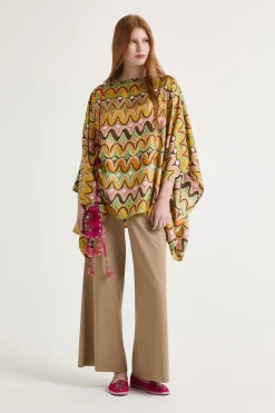 Clearance Maliparmi CAMISA COLLECTION PRINT Naranja