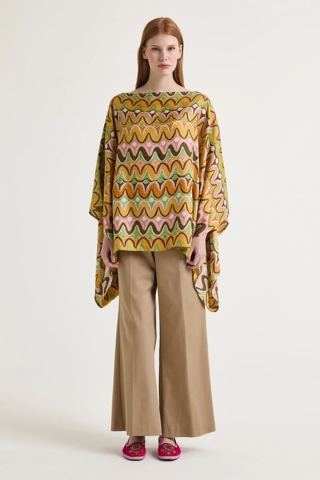Clearance Maliparmi CAMISA COLLECTION PRINT Naranja