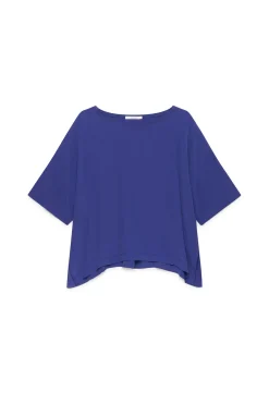 Discount Maliparmi CAMISA FLUID CREPE Azul ultramar