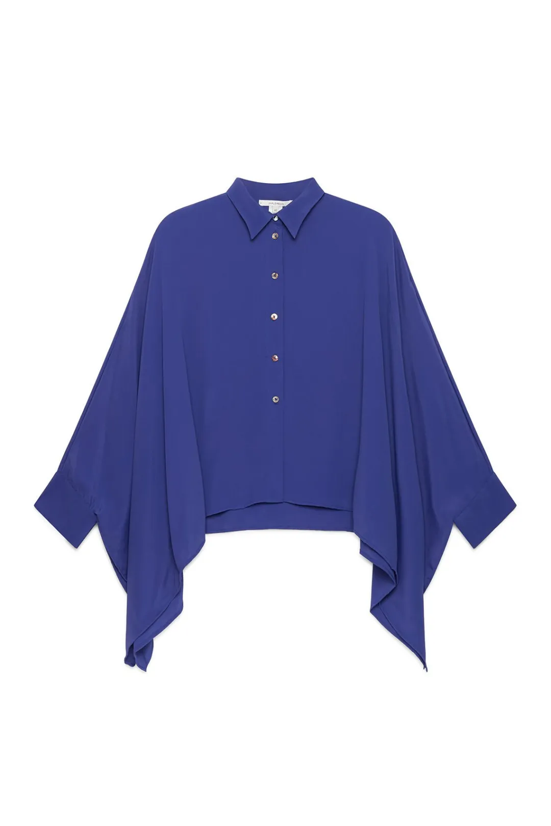 Online Maliparmi CAMISA FLUID CREPE Azul ultramar