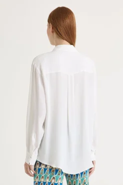 Hot Maliparmi CAMISA FLUID CREPE Blanco