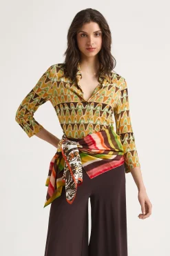 Online Maliparmi CAMISA GEOMETRIC MIMOSA Amarillo