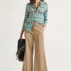 Hot Maliparmi CAMISA GEOMETRIC MIMOSA Azul