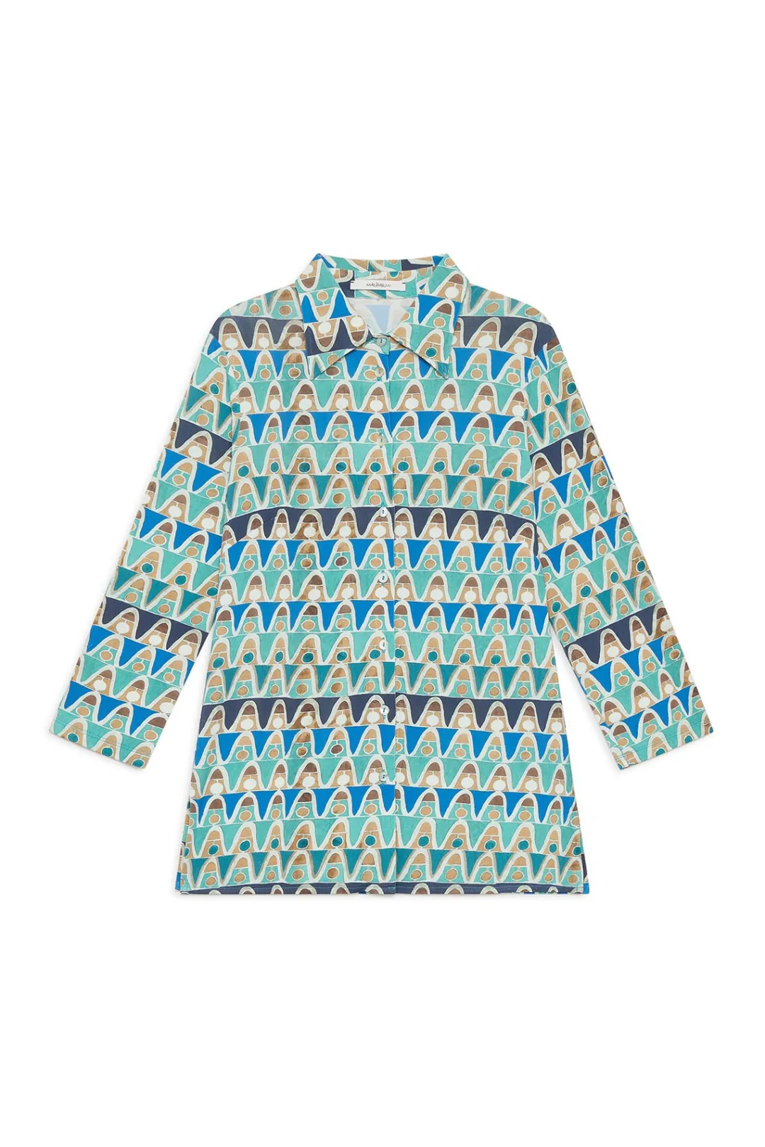 Hot Maliparmi CAMISA GEOMETRIC MIMOSA Azul