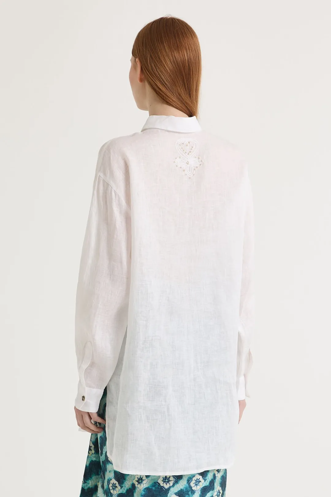 Online Maliparmi CAMISA SUMMER LINEN Blanco