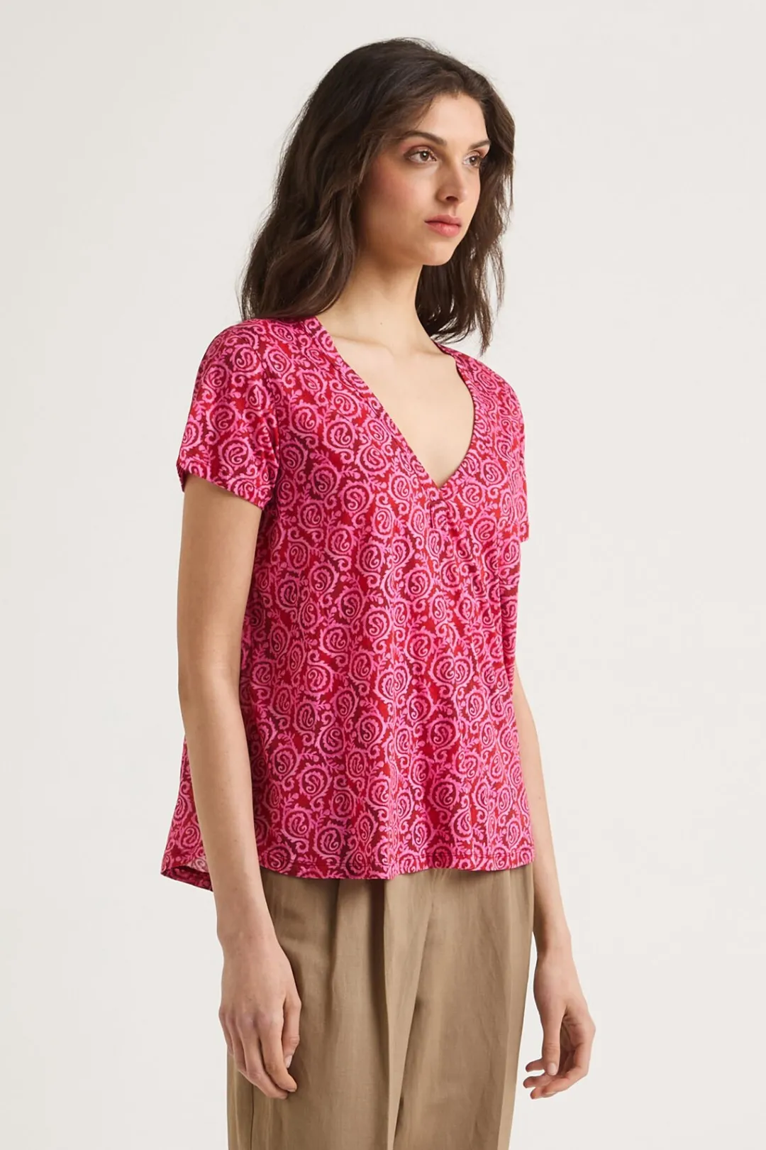 New Maliparmi CAMISETA MAGICAL FLOWER Rosa
