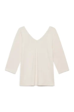 Discount Maliparmi CAMISETA SOFT JERSEY Blanco rocío