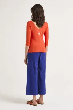 Outlet Maliparmi CAMISETA SOFT JERSEY Naranja