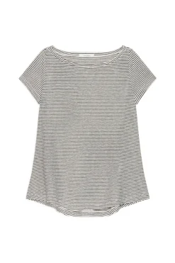 Discount Maliparmi CAMISETA STRIPED JERSEY Blanco