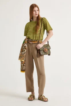 Best Maliparmi CAMISETA SUMMER LINEN Verde