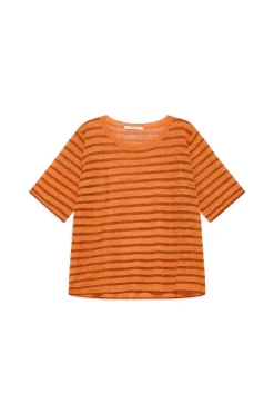 Hot Maliparmi CAMISETA SUMMER LINEN Naranja
