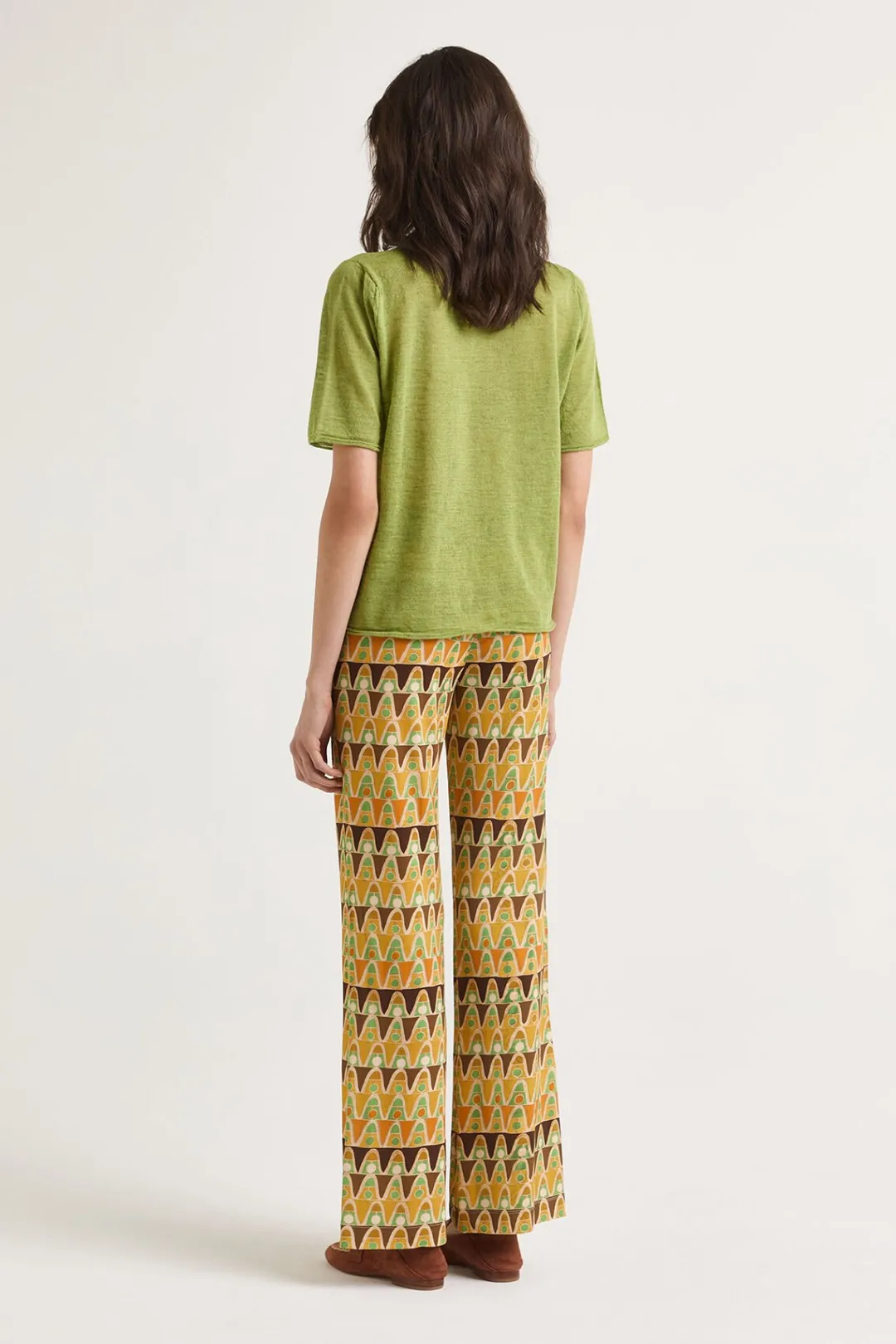 Sale Maliparmi CAMISETA SUMMER LINEN Verde