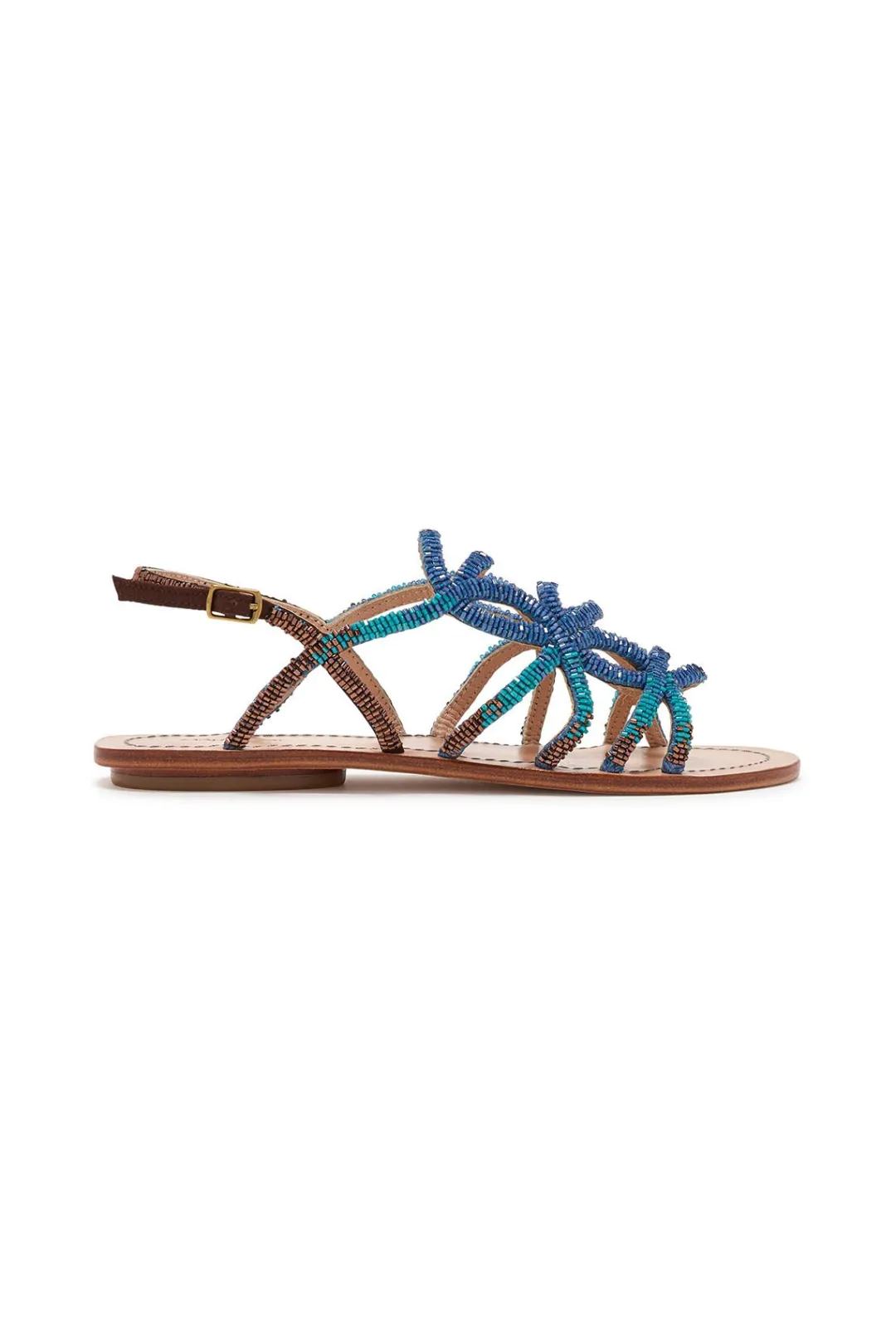 Sale Maliparmi CAPRI CUT SHADED EMBROIDERY Azul