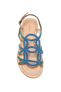 Sale Maliparmi CAPRI CUT SHADED EMBROIDERY Azul