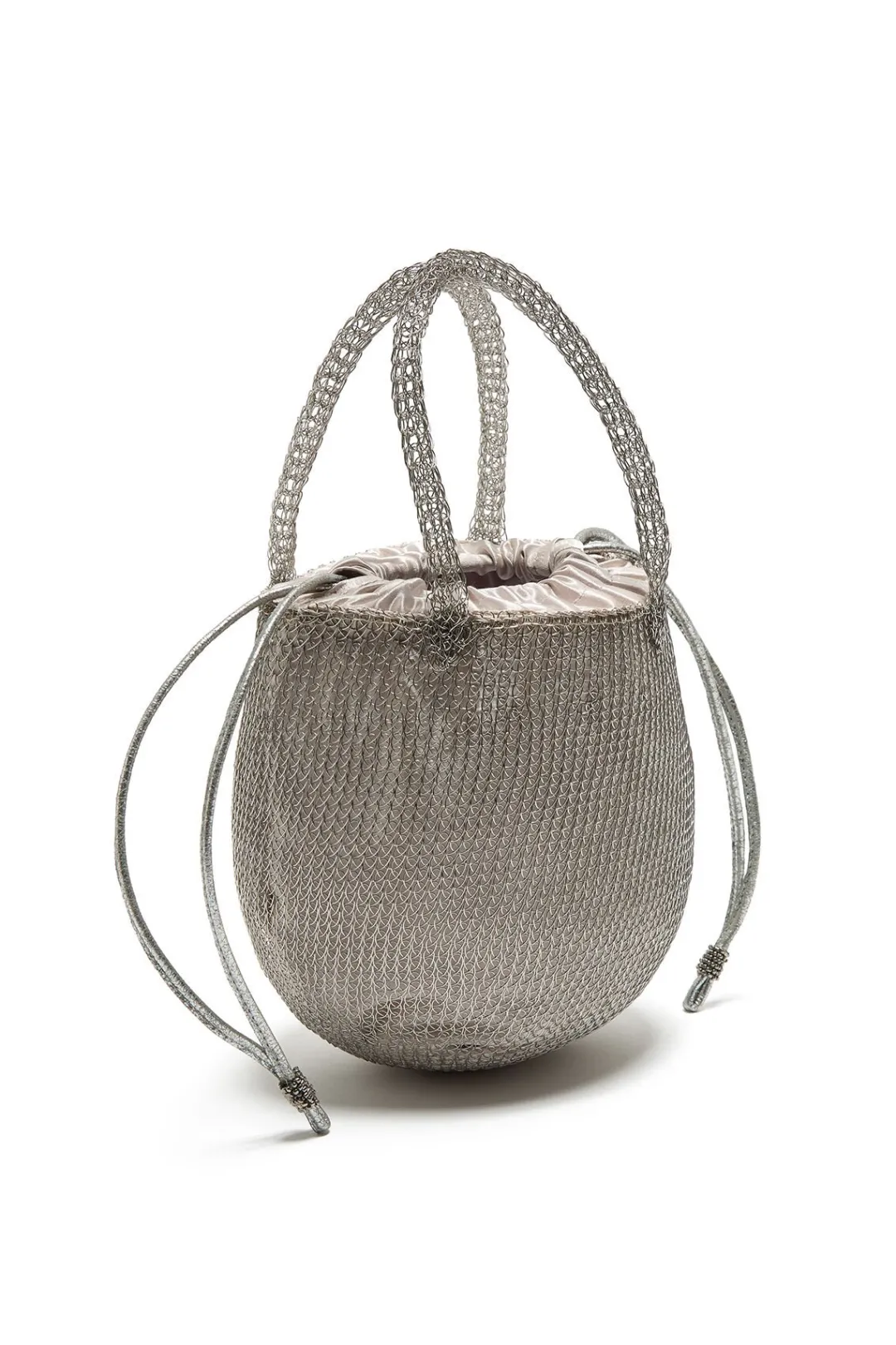 Fashion Maliparmi CESTA STEEL METAL CROCHET Nickel
