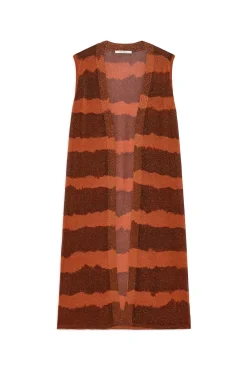 Hot Maliparmi CHALECO LUREX PRINT Rosa