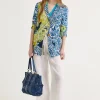 Hot Maliparmi CHAQUETA ARABESQUE PRINT Azul