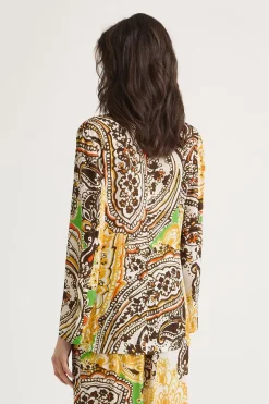 Sale Maliparmi CHAQUETA ARABESQUE PRINT Amarillo