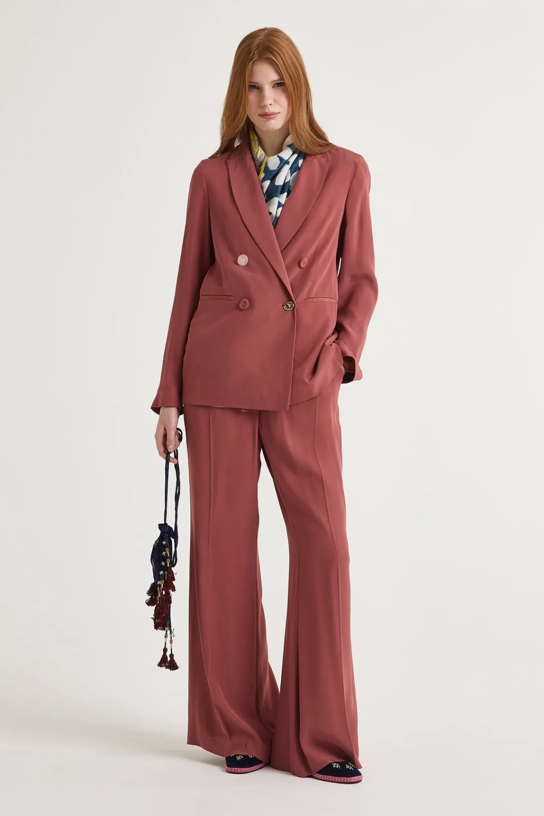 New Maliparmi CHAQUETA ENVERS CADY Rojo Cedro