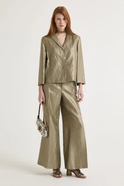 New Maliparmi CHAQUETA EXCLUSIVE LINEN Oro