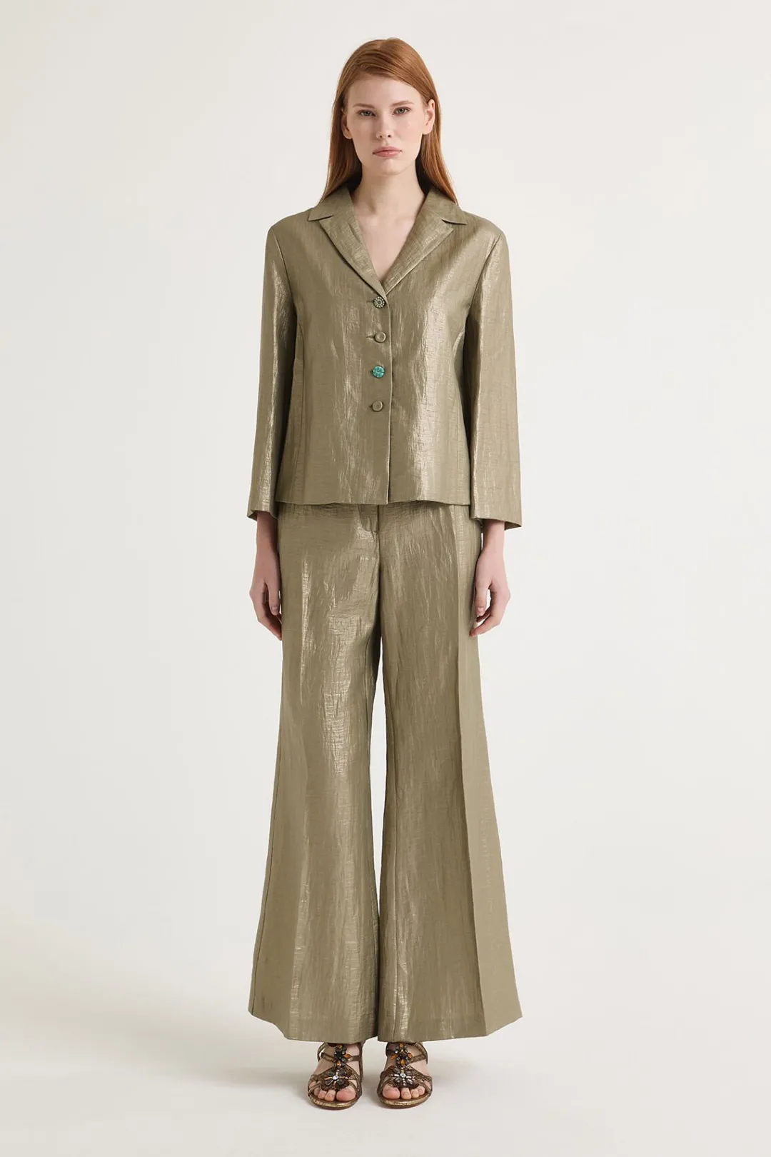 New Maliparmi CHAQUETA EXCLUSIVE LINEN Oro