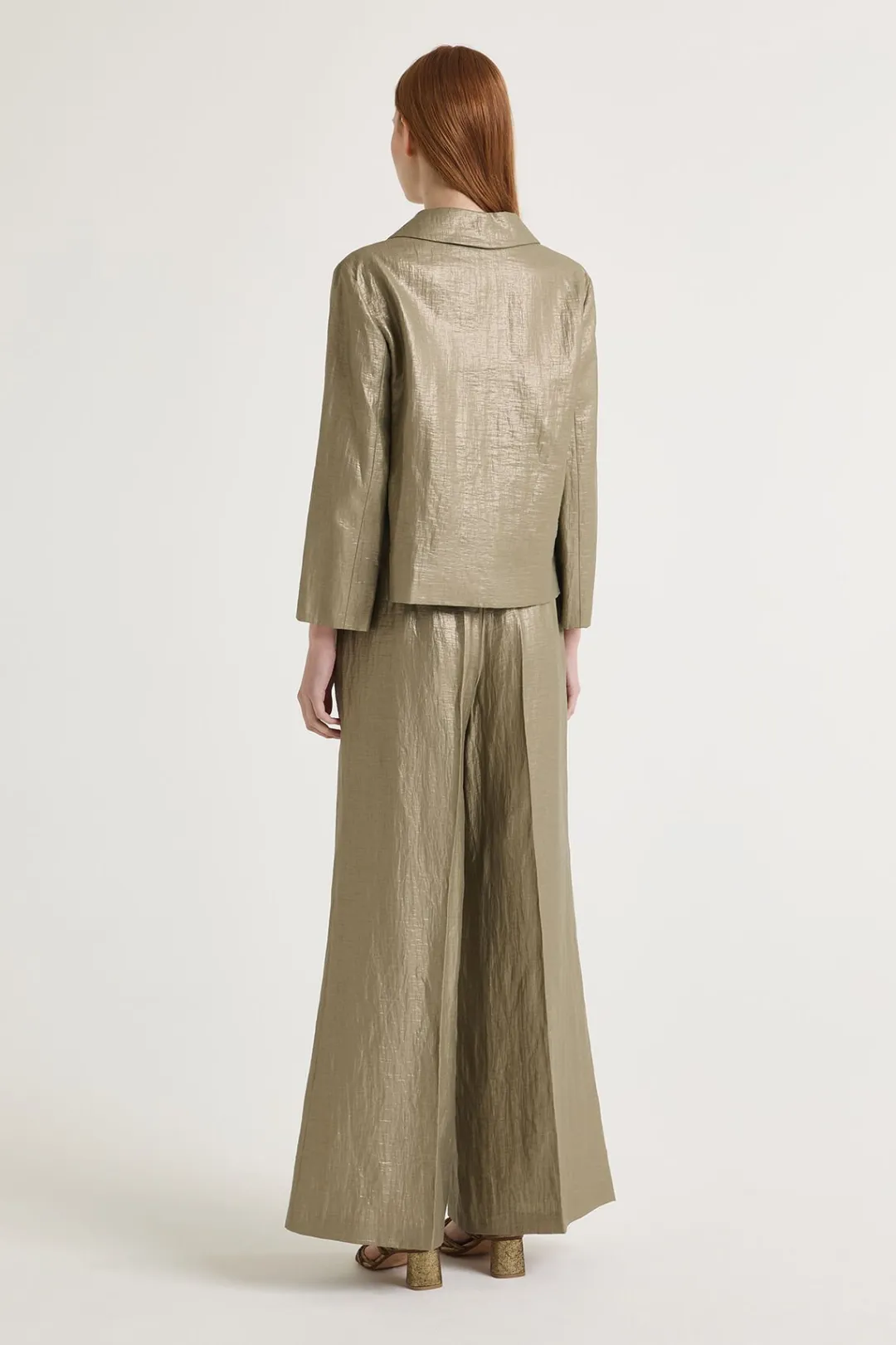 New Maliparmi CHAQUETA EXCLUSIVE LINEN Oro