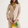 Outlet Maliparmi CHAQUETA MILANO STITCHING Crema café