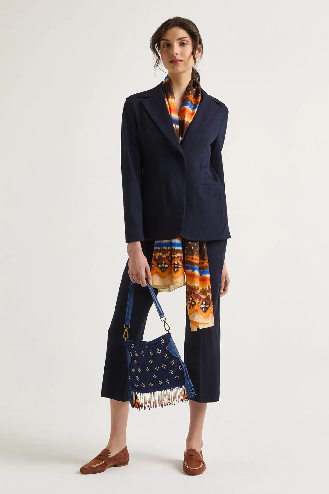 Clearance Maliparmi CHAQUETA MILANO STITCHING Azul noche