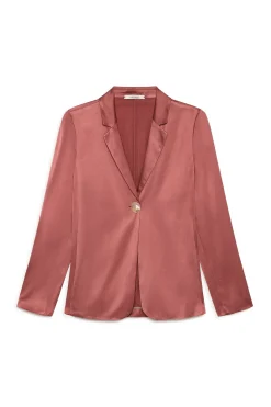 Outlet Maliparmi CHAQUETA SHINY CADY Rojo Cedro