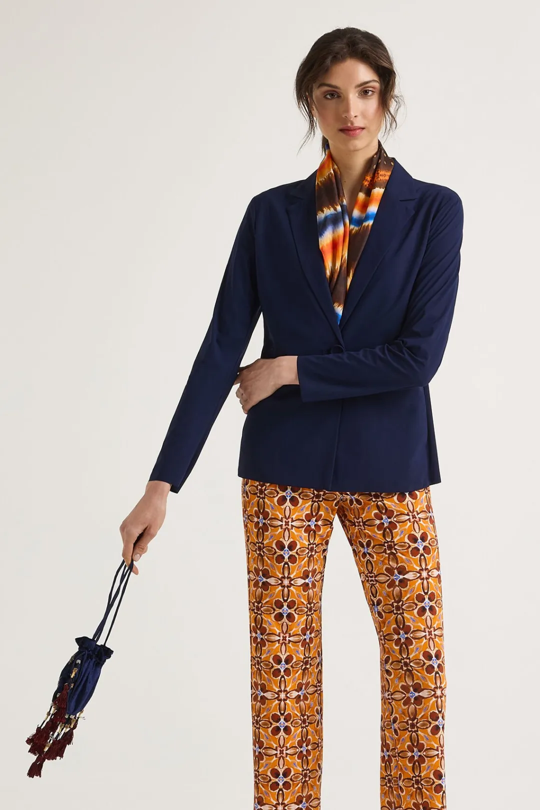 Best Maliparmi CHAQUETA SOFT JERSEY Azul noche