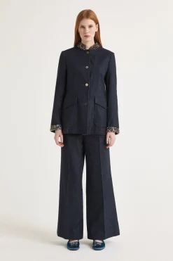 Hot Maliparmi CHAQUETA SPRING DENIM Azul noche