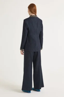 Hot Maliparmi CHAQUETA SPRING DENIM Azul noche