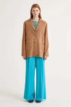 Best Maliparmi CHAQUETÓN SOFT SUEDE Camello