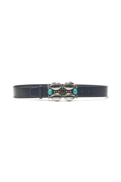 Discount Maliparmi CINTURÓN PRECIOUS BUCKLE Azul